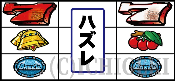 スマスロ バベルのリーチ目の停止型07