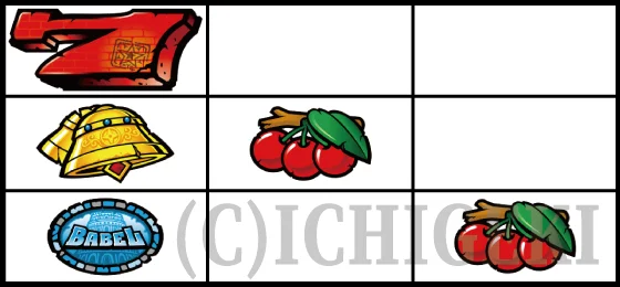 スマスロ バベルのリーチ目の停止型13