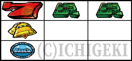 スマスロ バベルのリーチ目の停止型14