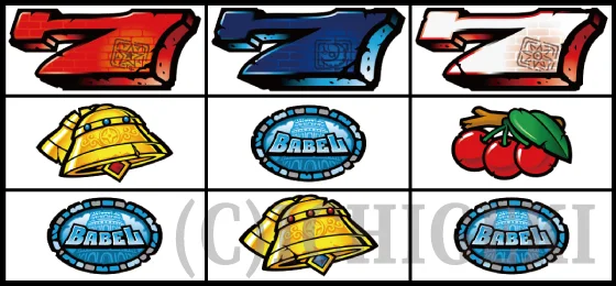 スマスロ バベルのリーチ目の停止型19