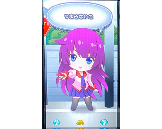 サブ液晶のミニキャラ