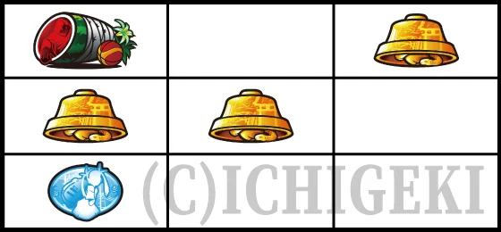 青7狙い時の停止形（チャンス目2）