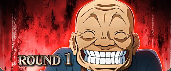 ラウンド開始画面：赤背景