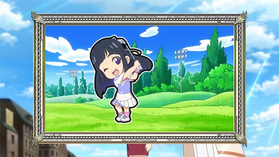 バーディーボーナス中の演出：▲上乗せジャッジ演出（葵）