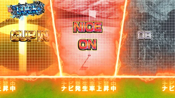 キャディーチャンス中の演出（2）