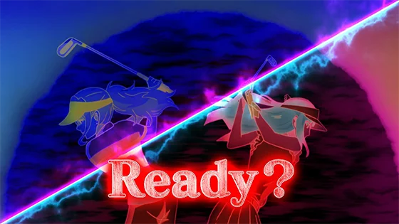 「Ready？」の文字赤