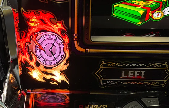 バーニングランプ点灯