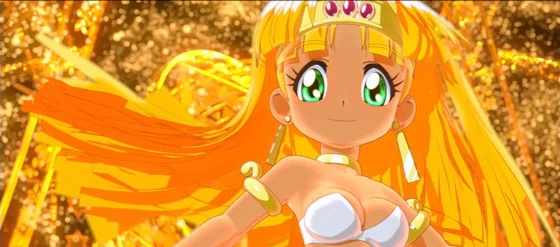 クレアの秘宝伝 ～はじまりの扉と太陽の石～ ボーナストリガーver.のクレア変身演出
