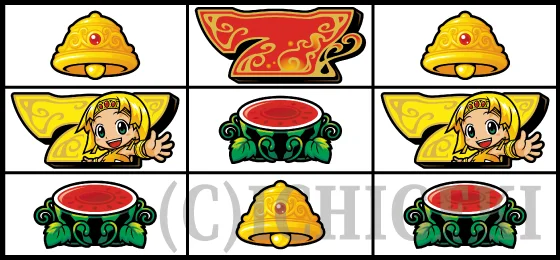 クレアの秘宝伝 ～はじまりの扉と太陽の石～ ボーナストリガーver.のリーチ目の停止型10