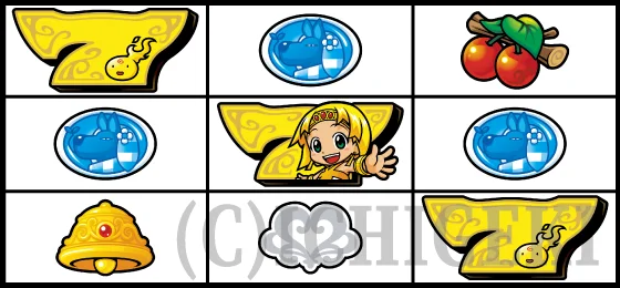 クレアの秘宝伝 ～はじまりの扉と太陽の石～ ボーナストリガーver.のリーチ目の停止型19