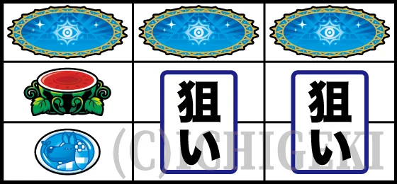 クレアの秘宝伝 ～はじまりの扉と太陽の石～ ボーナストリガーver.のスイカ中段停止時の打ち方