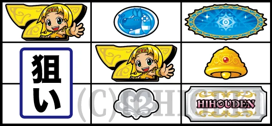 クレアの秘宝伝 ～はじまりの扉と太陽の石～ ボーナストリガーver.の中リール中段黄7停止時の打ち方