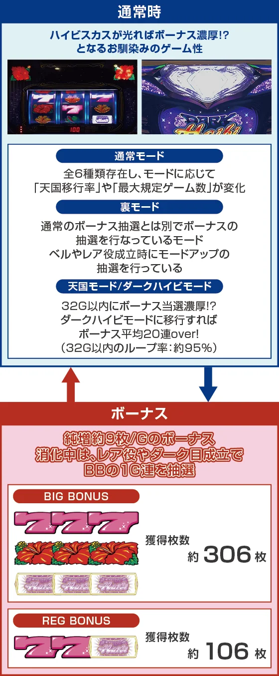 ダークハイビのゲームフロー