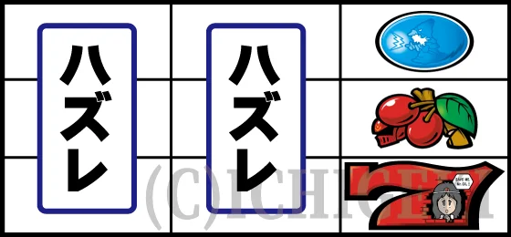 SLOTドルアーガの塔のリーチ目の停止型10