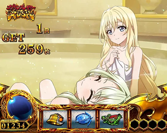 AT終了画面：女神官＆エルフ