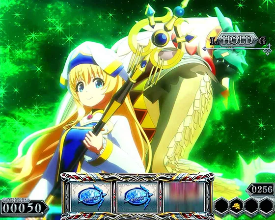 バトルパート：ランク2（女神官＆リザードマン）