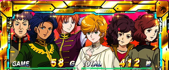 女性キャラ6人集合