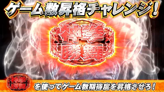 裏闘神演舞［上位AT］の突入画面