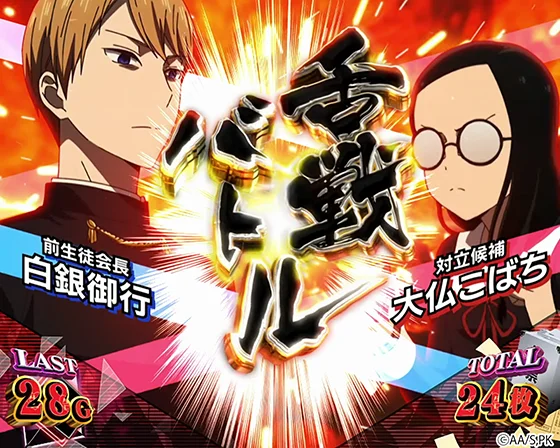 BB演出モード「舌戦バトル（最終告知タイプ）」