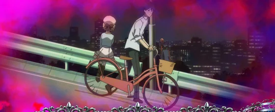 虚構真偽中の真倉坂市（夜）