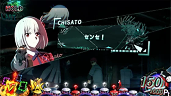 ラッシュ中の演出：会話ウィンドウ演出