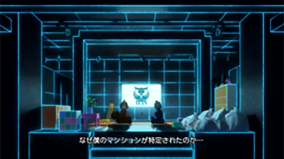 ラッシュ中の演出：電脳部屋演出