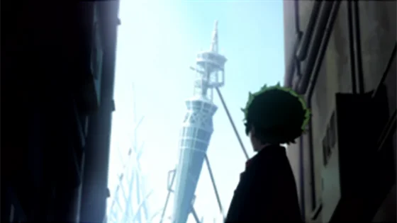 ラッシュ中の演出：旧電波塔演出
