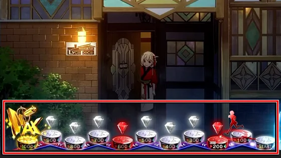 ラッシュ中の報酬マス