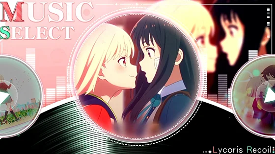 ボーナス中の楽曲選択画面