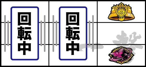 押し順ごとの停止形：右第1停止時