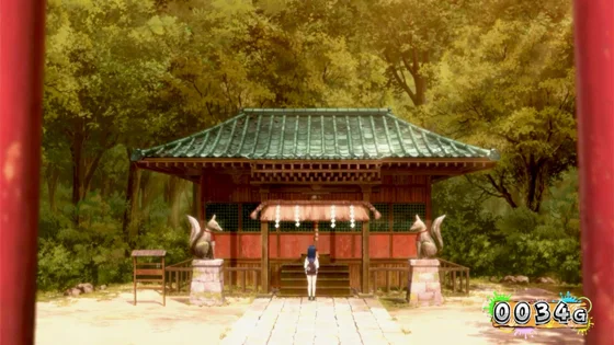 ステージ：神社（夕方）