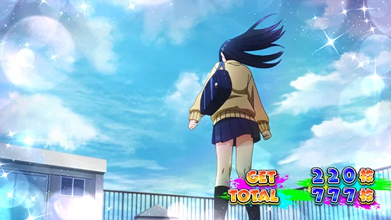 青空と四谷みこ（白エフェクト）