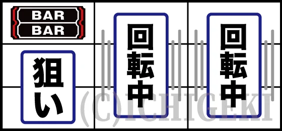 マタドールⅢの第一停止BAR狙い