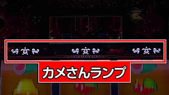 カメさんランプ全点灯