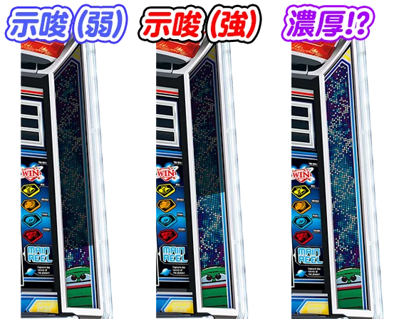 連チャン準備状態示唆演出