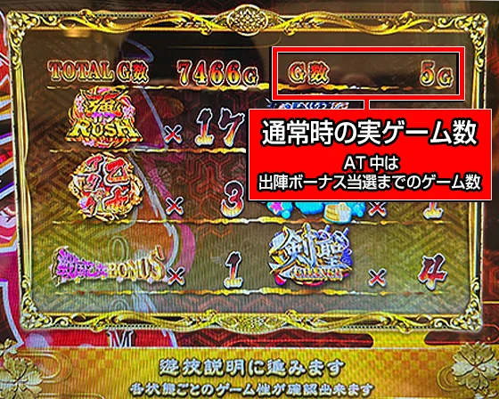 実ゲーム数
