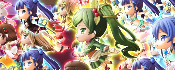 フリーズ告知：ミニキャラ群