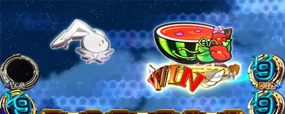 小役告知モード中（ダブルナビ）