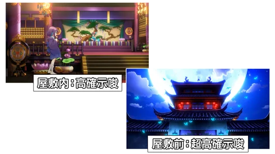 高確・超高確を示唆するステージ