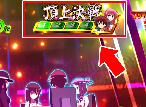 咲(スマスロ)の頂上決戦メーターの位置