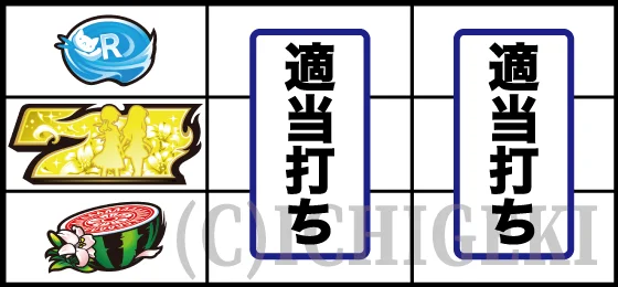 咲（スマスロ）の白7狙いの打ち方(4)