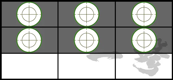 バレットサークルパターン13