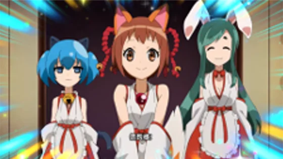 修羅モード中演出：三巫女演出