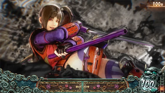 スマスロ 新鬼武者3のアイキャッチ(茜)
