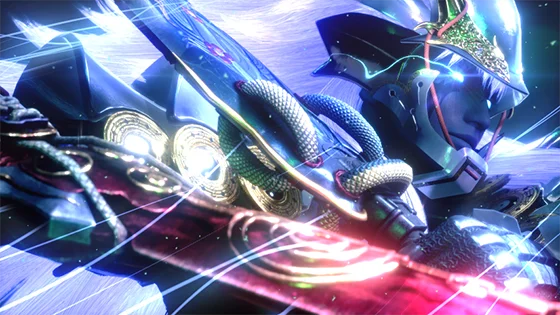 スマスロ 新鬼武者3の終了画面(覚醒鬼武者)