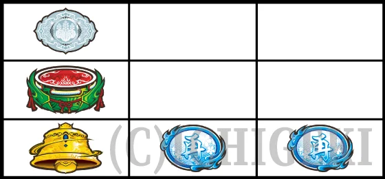 スマスロ 新鬼武者3の押し順強チャンス目の停止型②