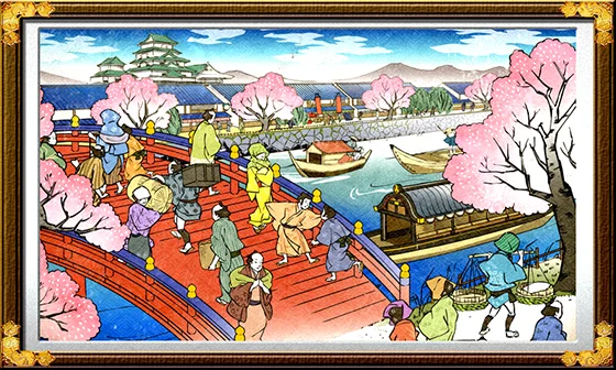 サブ液晶での5回先までの天国回数示唆：橋（昼）