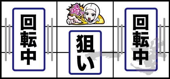 「喝」狙い：中押し時