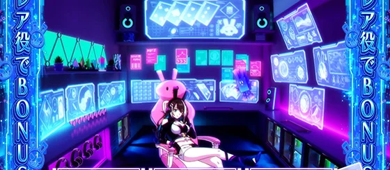 ノワールルーム中の帯色：青