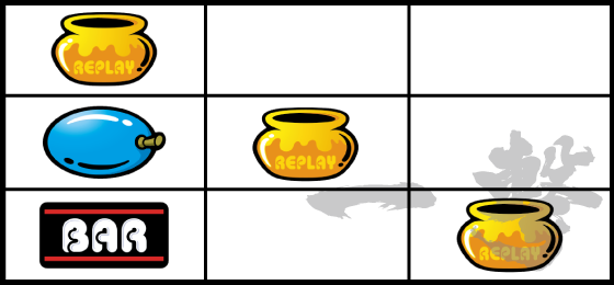 ツボ（リプレイ）の停止形